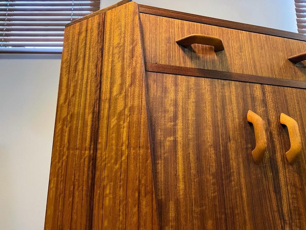 ヴィンテージ g-plan コーナーキャビネットビューロー 仕上済