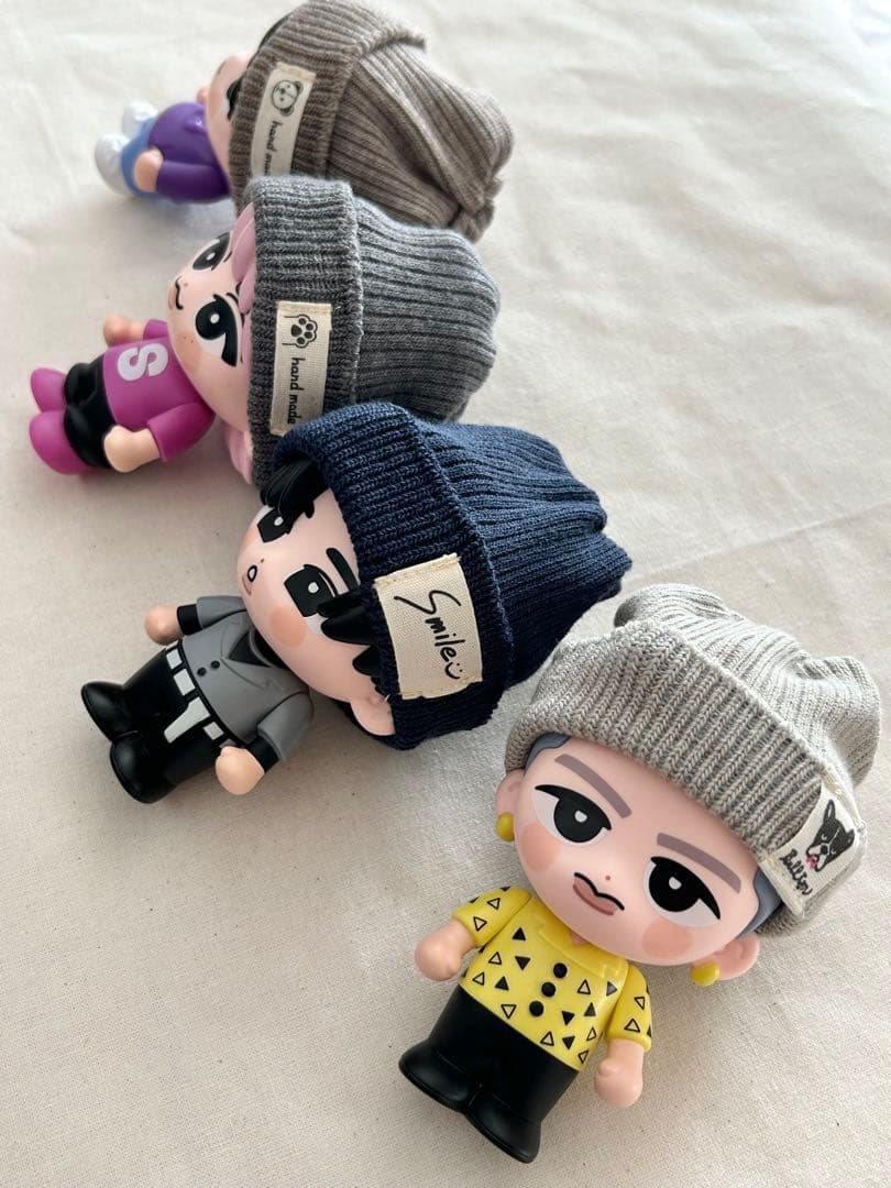 すのチル　すのソフビサイズ　ニット帽 カジュアルver.