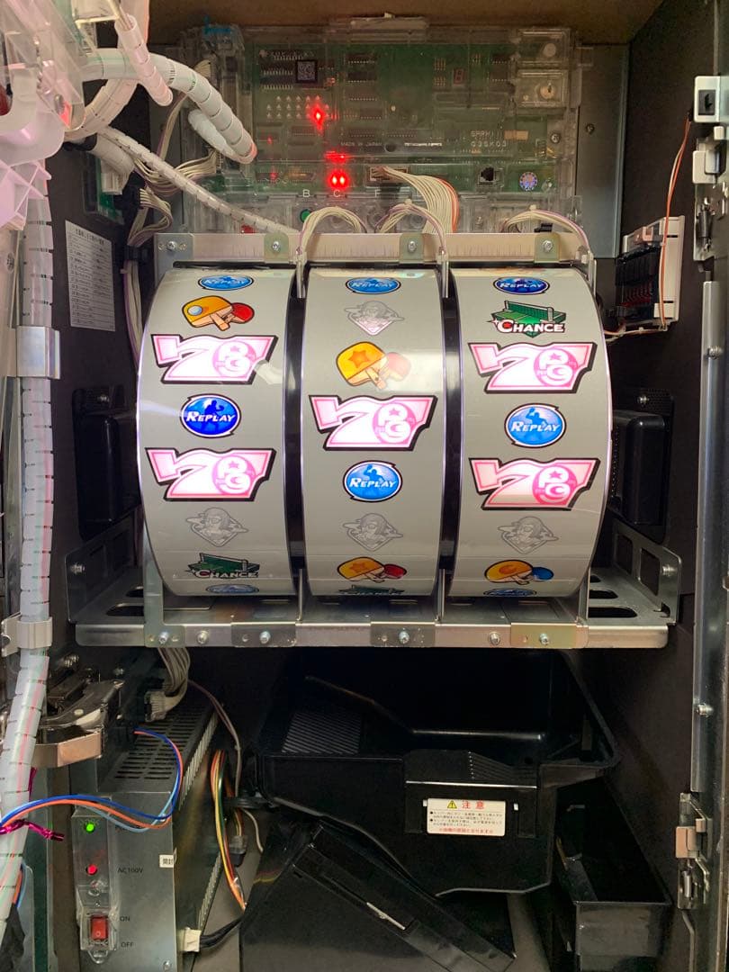 レア【愛知県岡崎 引き取り20,000円引き】ピンポン スロット 実機 松本