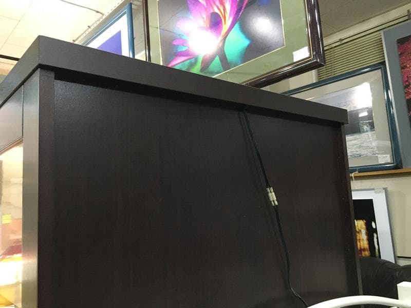 ★美品！　高級ミラーガラスキャビネット　4段タナ　180 X 80 cm