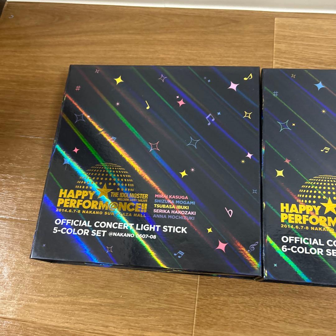 アイドルマスター 公式コンサートライト　ストラップ　セット　サイリウム　アイドル