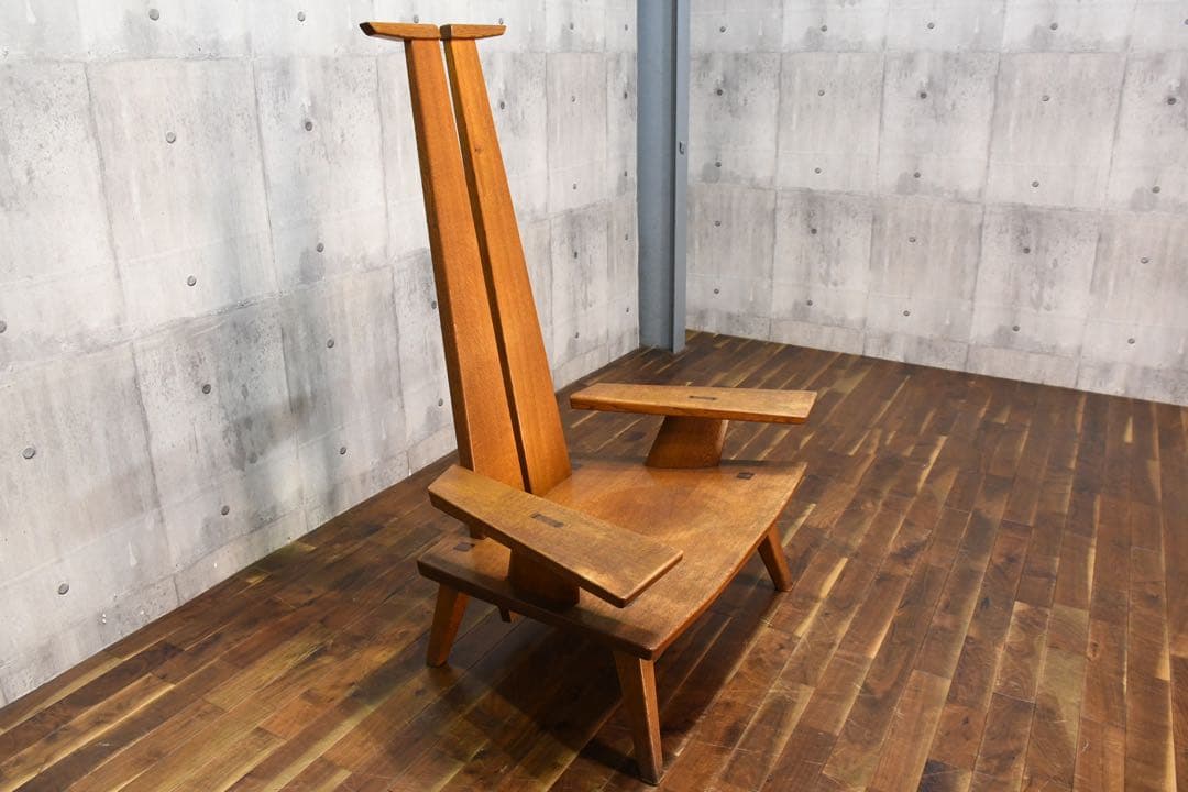 DIK94 工房家具 ハイバックチェア 「謙」刻印有り 特大 ラウンジチェア