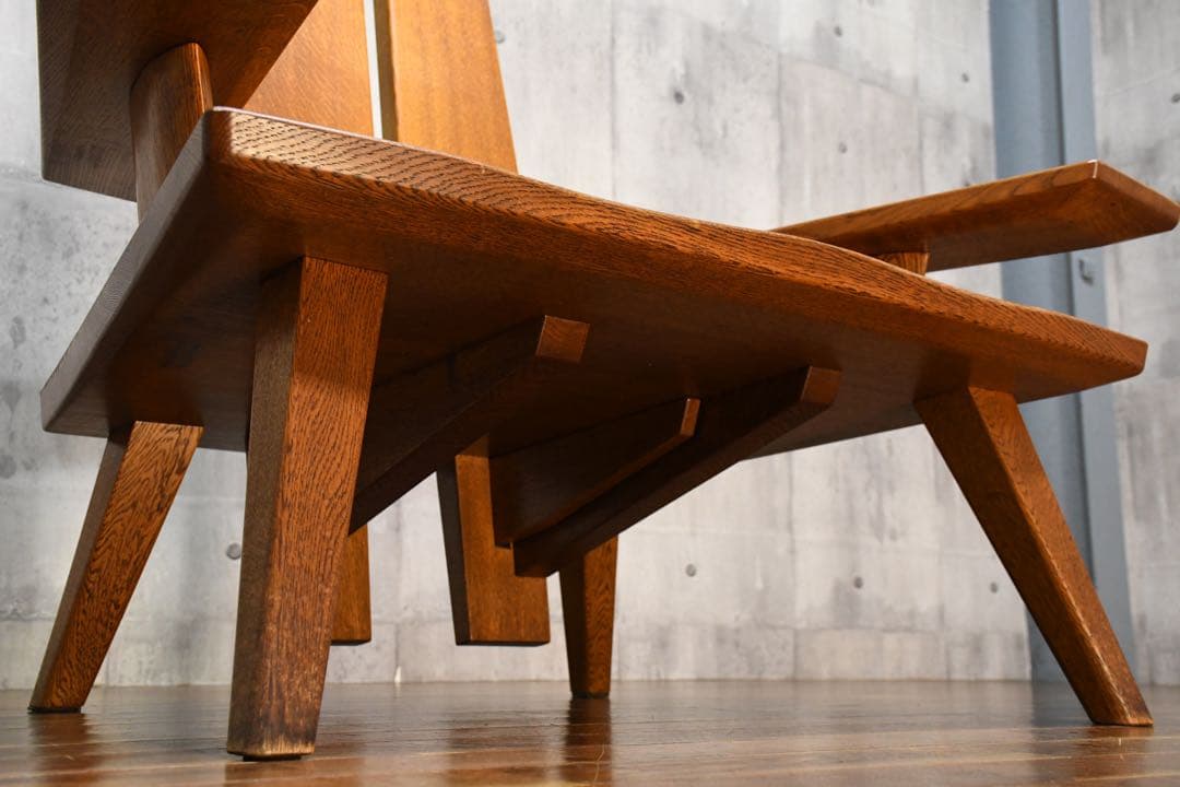 DIK94 工房家具 ハイバックチェア 「謙」刻印有り 特大 ラウンジチェア