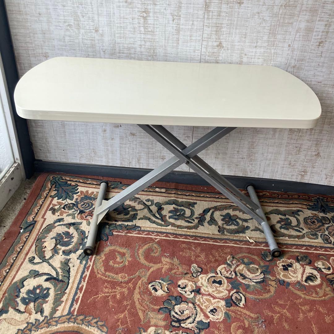 北欧レトロ 東馬 リフティングテーブル ワークテーブル 昇降式 リフトテーブル