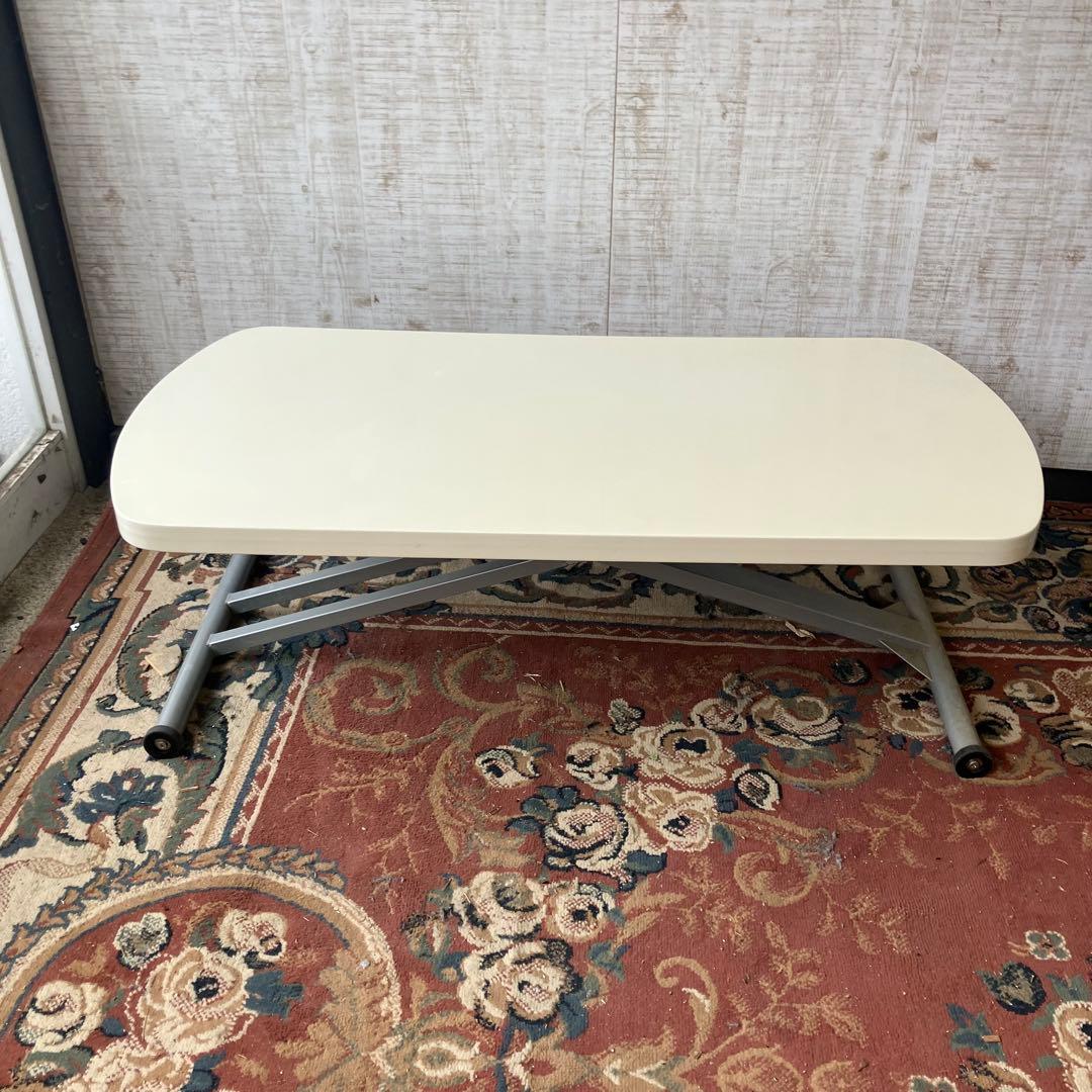 北欧レトロ 東馬 リフティングテーブル ワークテーブル 昇降式 リフトテーブル