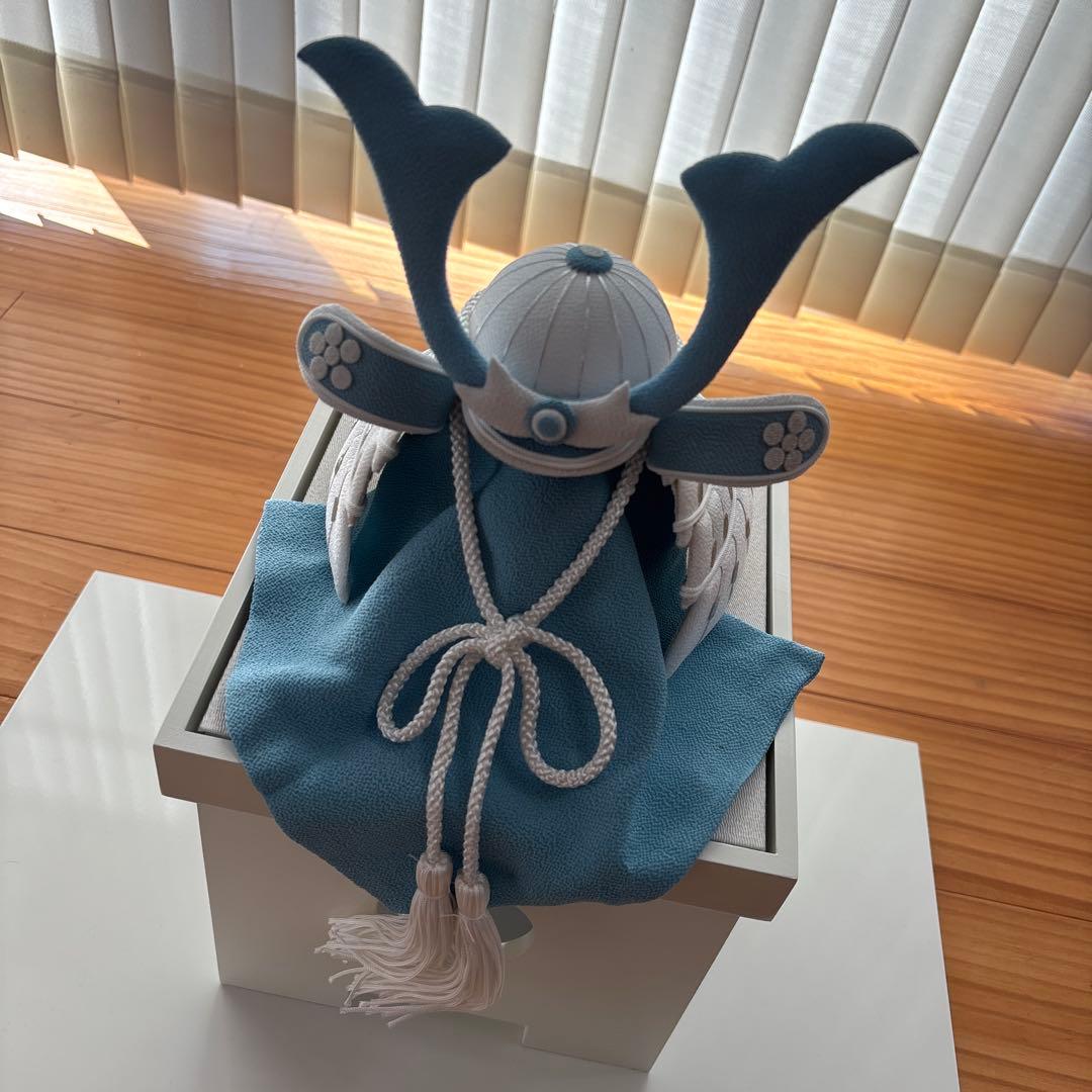 cuna select 白粋 兜飾り 葵宙 ちりめん