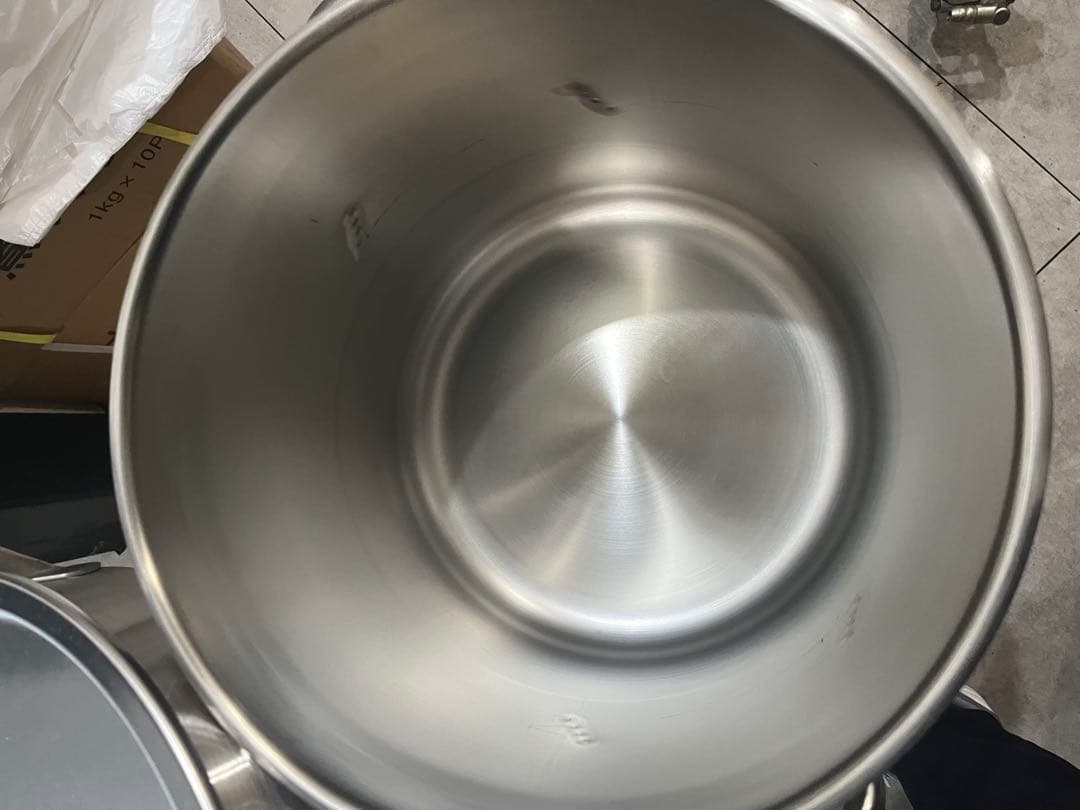 ステンレススチール 大型 寸胴鍋 32cm蓋付き 大小2個セット　￼01