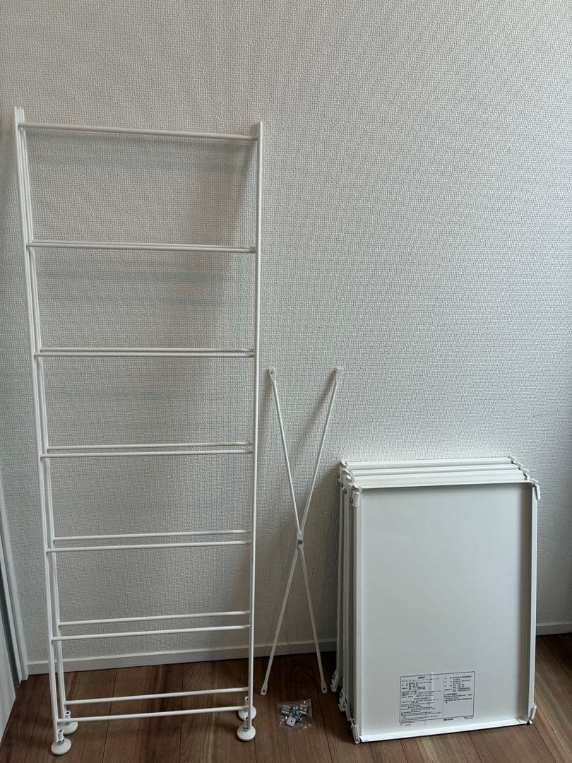 【無印良品】スチールユニットシェルフ・スチール棚セット・中/ライトグレー