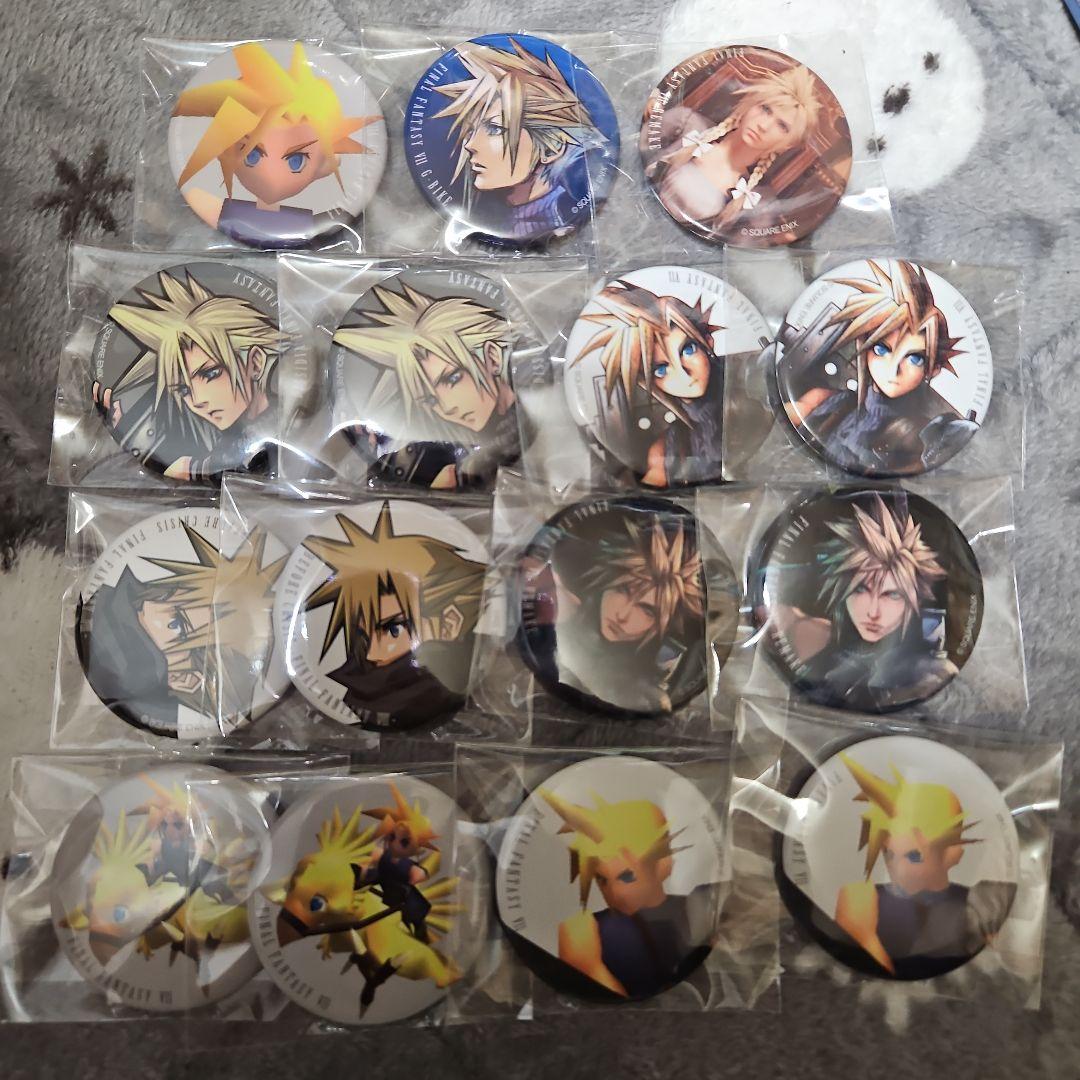 ファイナルファンタジー7缶バッジ クラウド・ストライフ - メルカリ