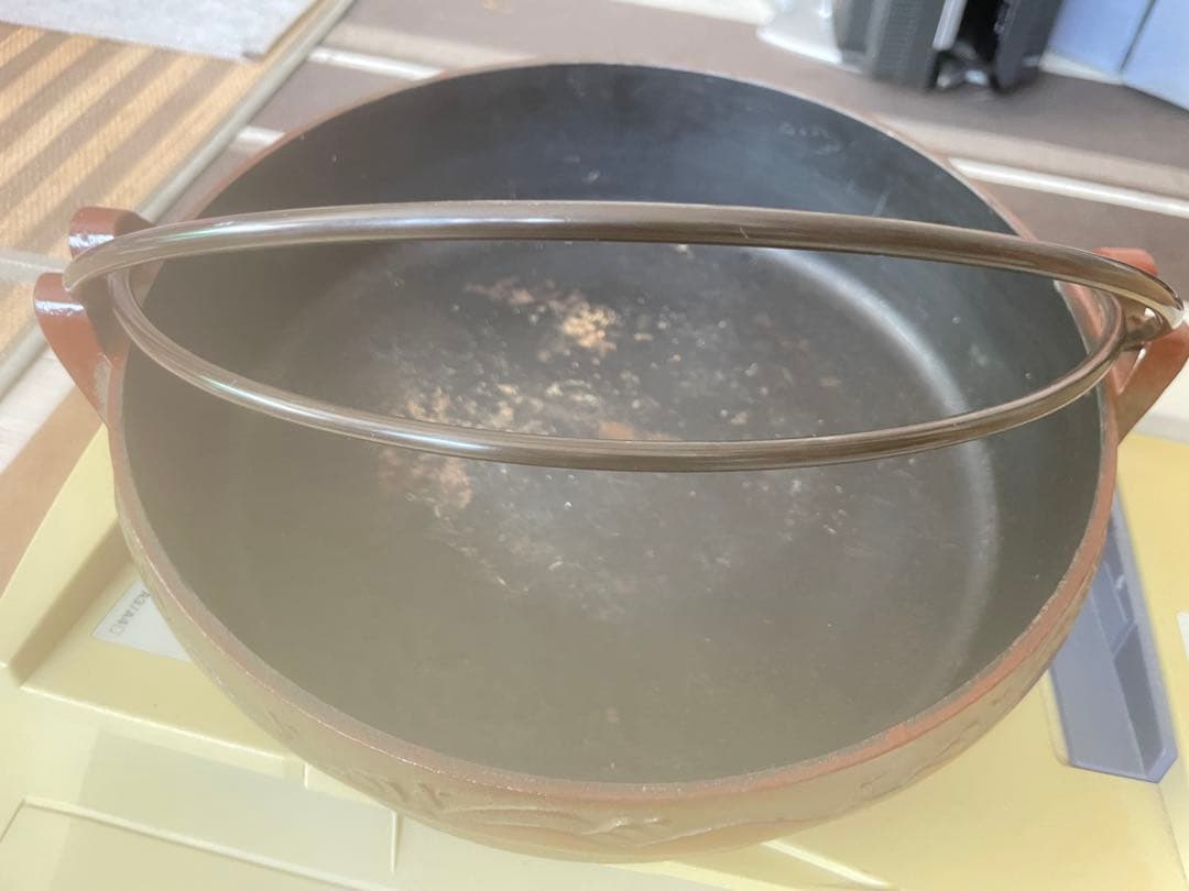 鋳鉄製 両手鍋 ノンスティック仕上げ