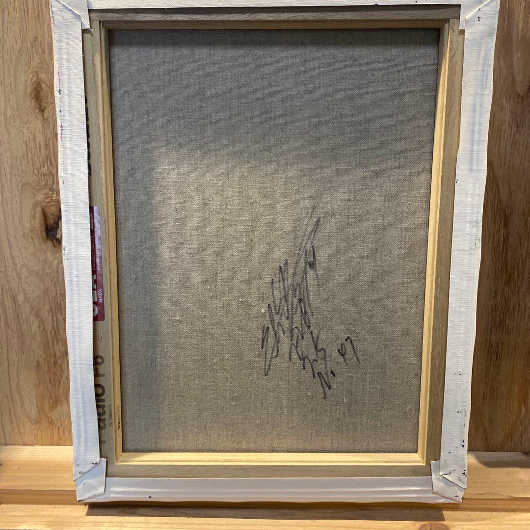 宇宙と富士山の風景画 F6キャンバススプレーアート