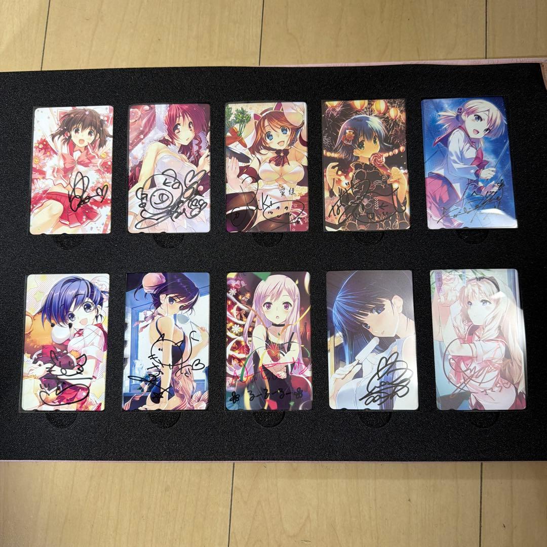 ToHeart2 10周年記念 声優直筆サイン入り カードセット - メルカリ