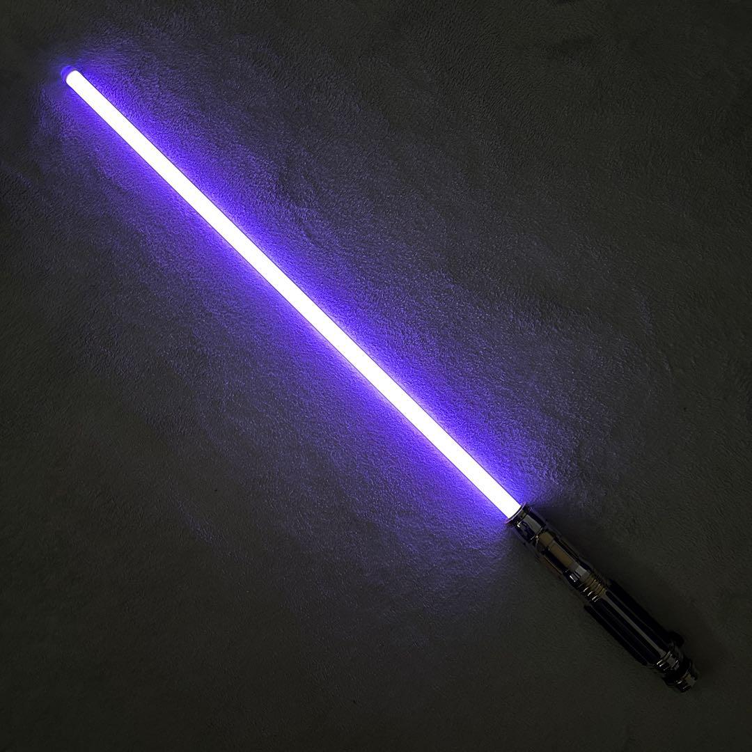希少 マスターレプリカ FXライトセーバー 紫 メイスウィンドウ スター