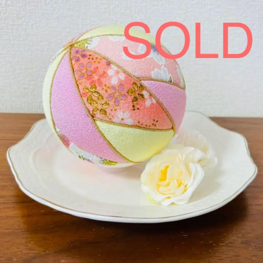 手鞠(春色・カラフル) No.6  <SOLD>