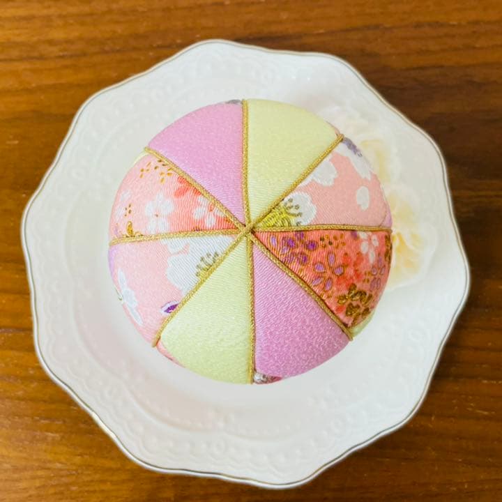 手鞠(春色・カラフル) No.6  <SOLD>