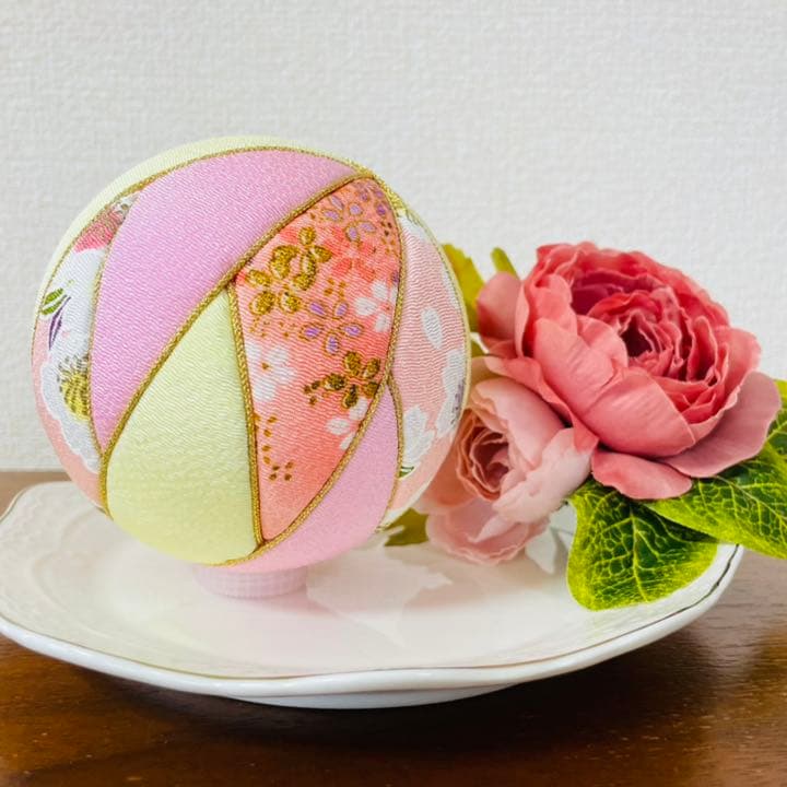 手鞠(春色・カラフル) No.6  <SOLD>