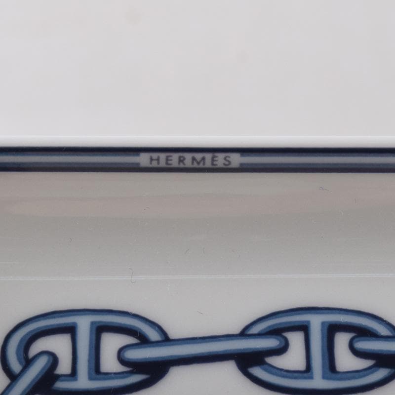 HERMES　エルメス　シェーヌダンクル　スクエアプレート　箱付　V　7985