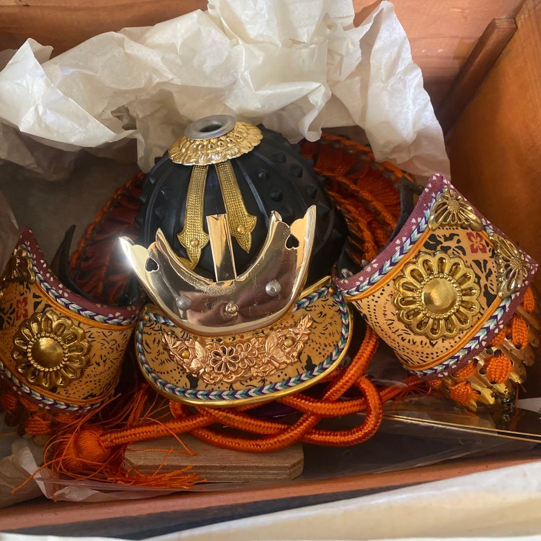 レトロ伝統的 五月人形 3点セット