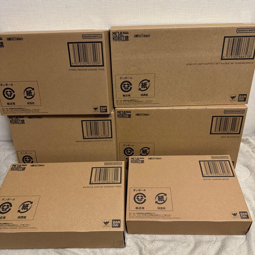【最終SALE】L ROBOT魂　メタルロボット魂　6種セット