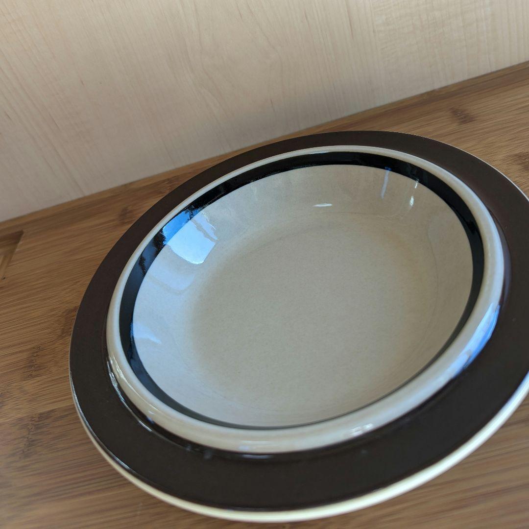 【美品】ARABIA Ruija プレート 深皿 スープボウル 2枚