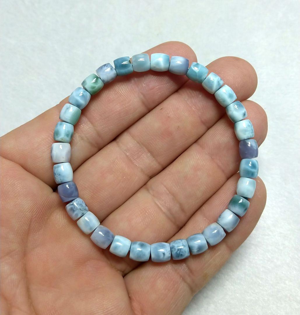 【高品質】パープルラリマー　ブレスレット　希少　美品　珍品