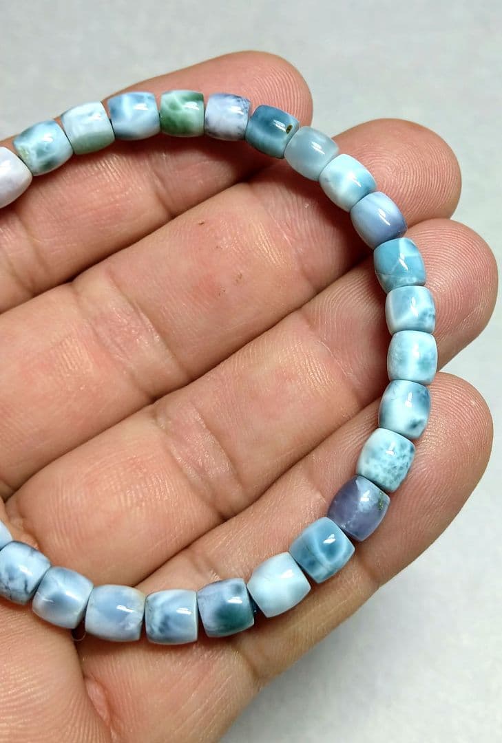 【高品質】パープルラリマー　ブレスレット　希少　美品　珍品