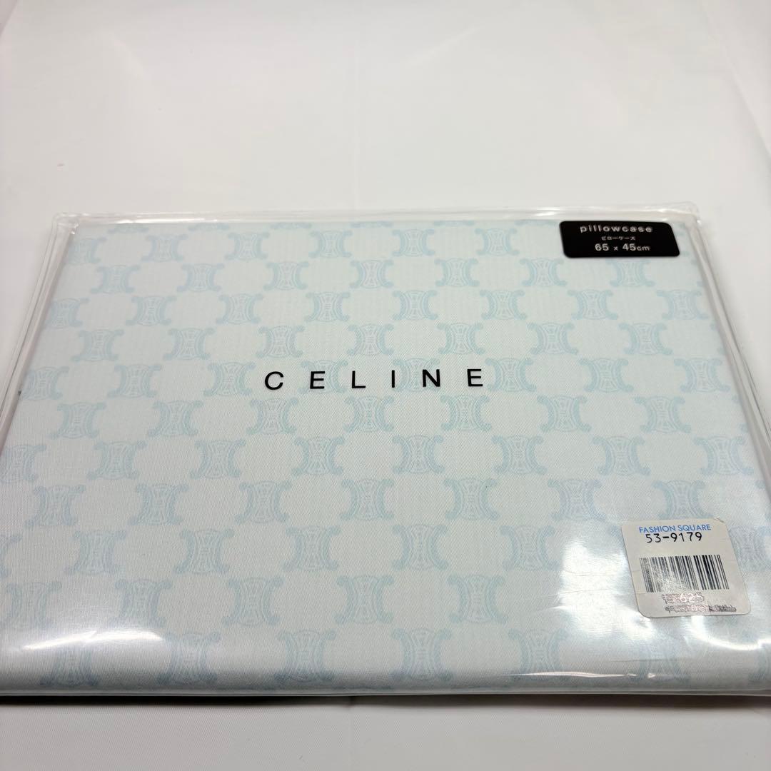 未開封品　CELINE セリーヌ　布団カバー&ピローケース　ブルー