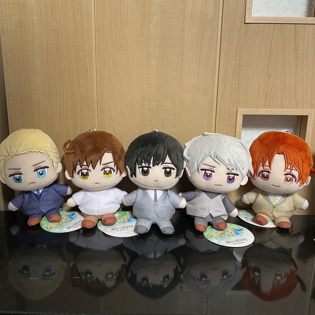 ヘタリア World☆Stars ぬいぷりけおすわり ぬいぐるみ 全5種セット