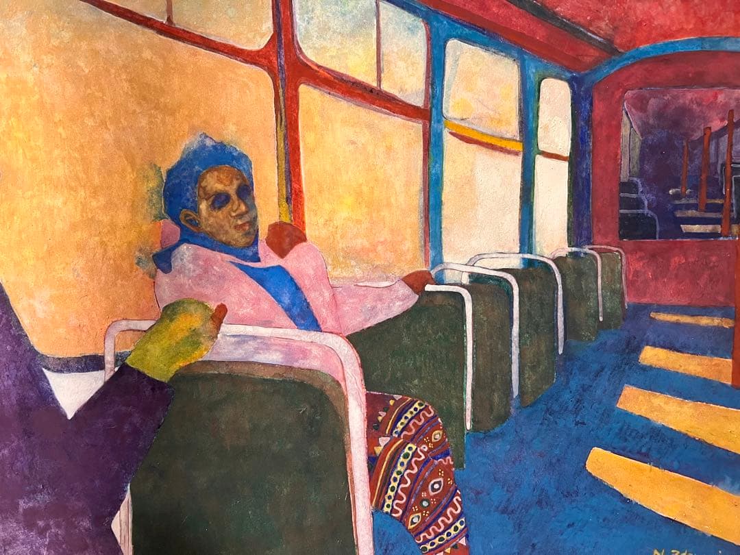 カーラフル　日本画　絵画