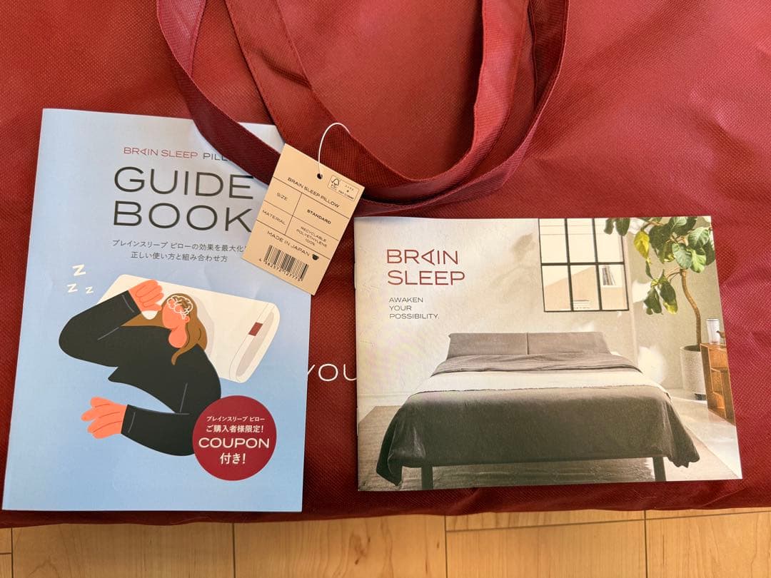 BRIAN SLEEP ピロー　収納バッグ付き