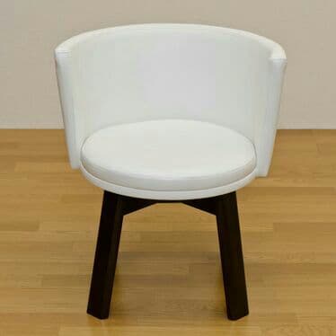 BRIGIT　回転式カフェチェア　BE/BR/RD/WH