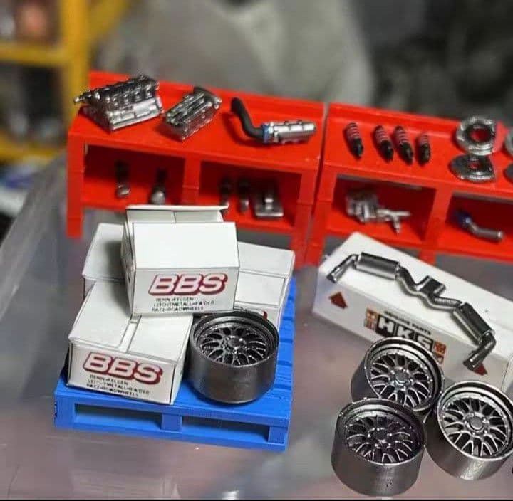 ⚠️ラスイチ⚠️■1/64【ガレージツールコンプリートBOXセット】《新品》