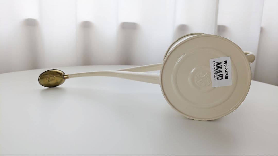 HAWS 金属製じょうろ 1L クリームホワイト