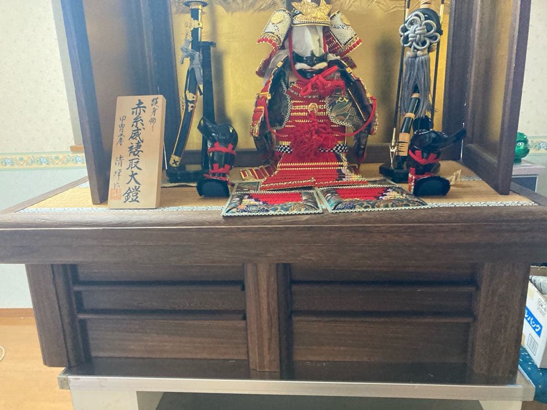 【極美品】赤兜大将 五月人形　秀月　大幅値下げ中