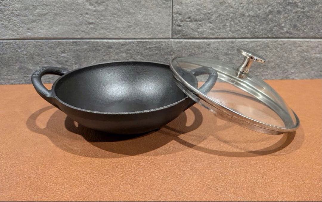 Staub ストウブ ベビーウォック 16cm ブラックマット一人用中華鍋無水