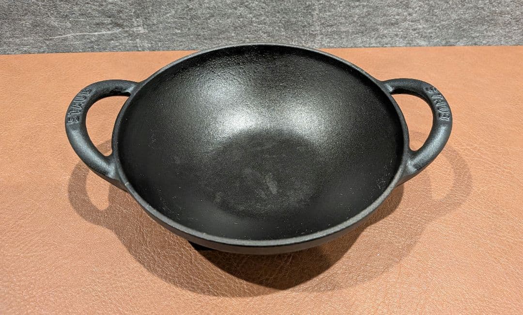 Staub ストウブ ベビーウォック 16cm ブラックマット一人用中華鍋無水