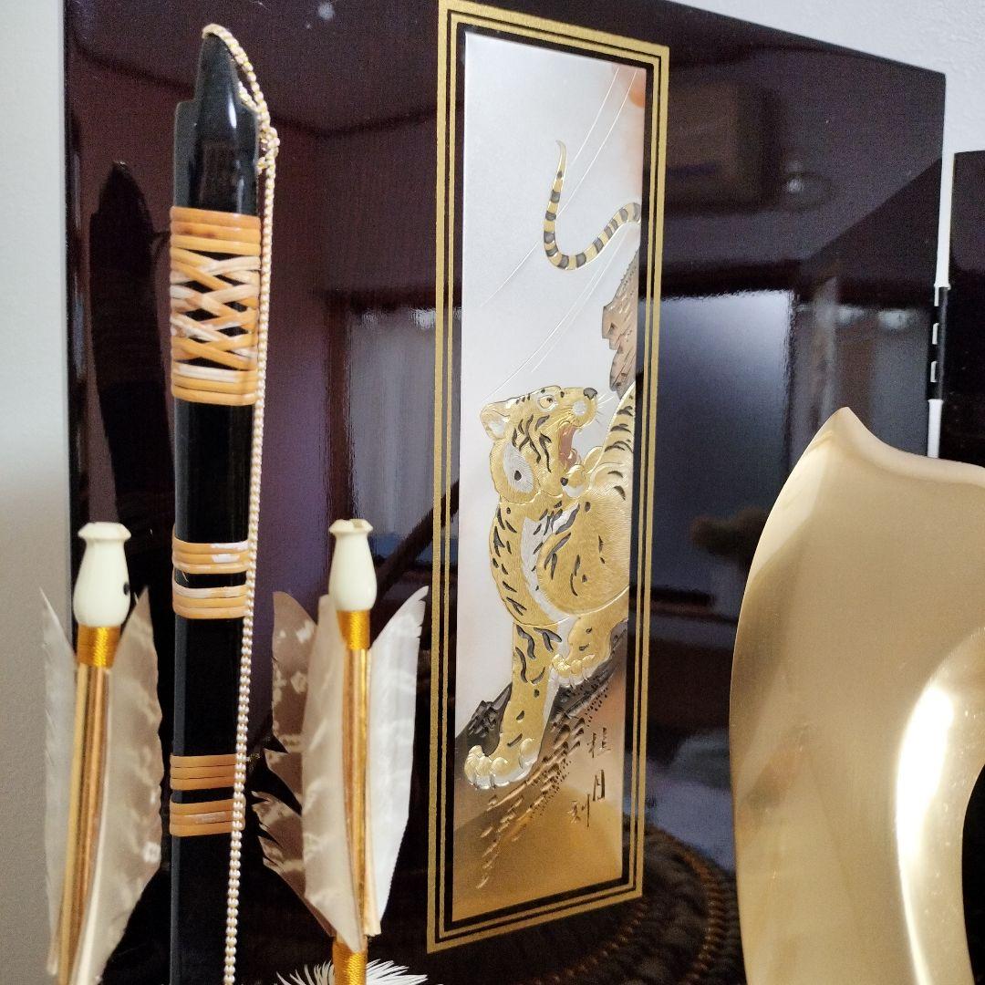 【海外】日本の伝統文化豪華な五月人形 武将の兜と鎧