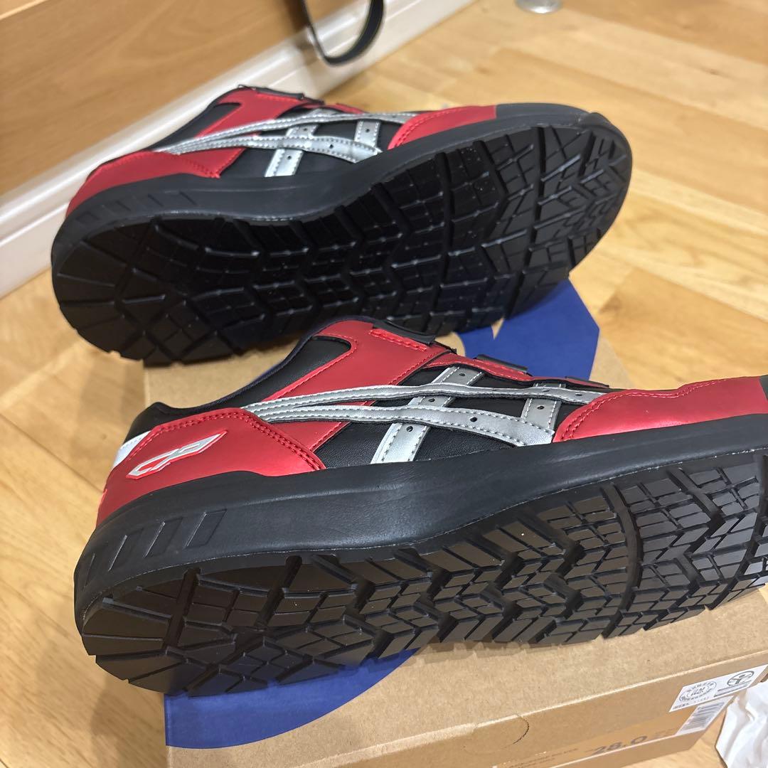 フ*ス様 ASICS 安全靴 BOAクロージャー レッド/ブラック　限定　28c