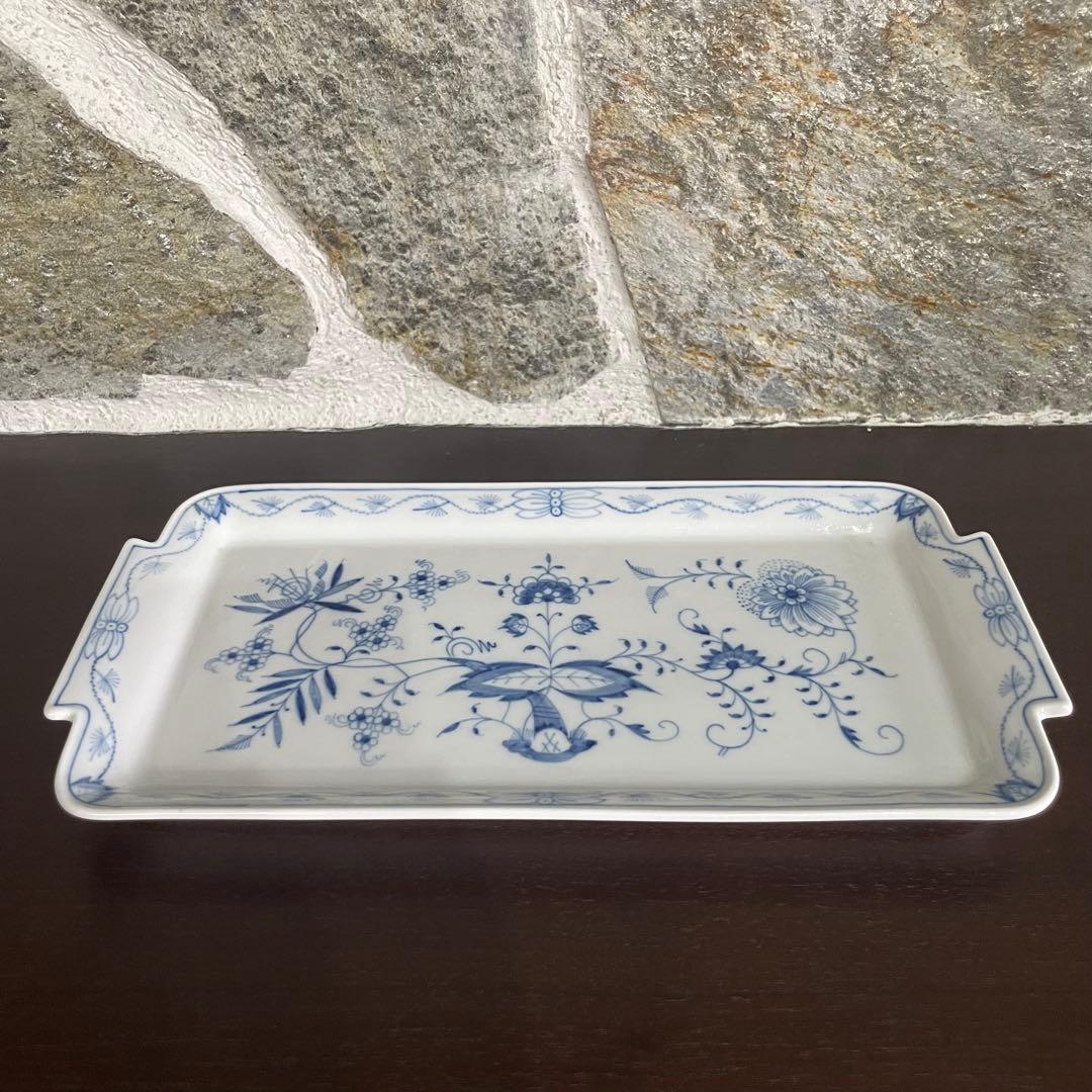 MEISSEN ブルーオニオン　スクエアプレート