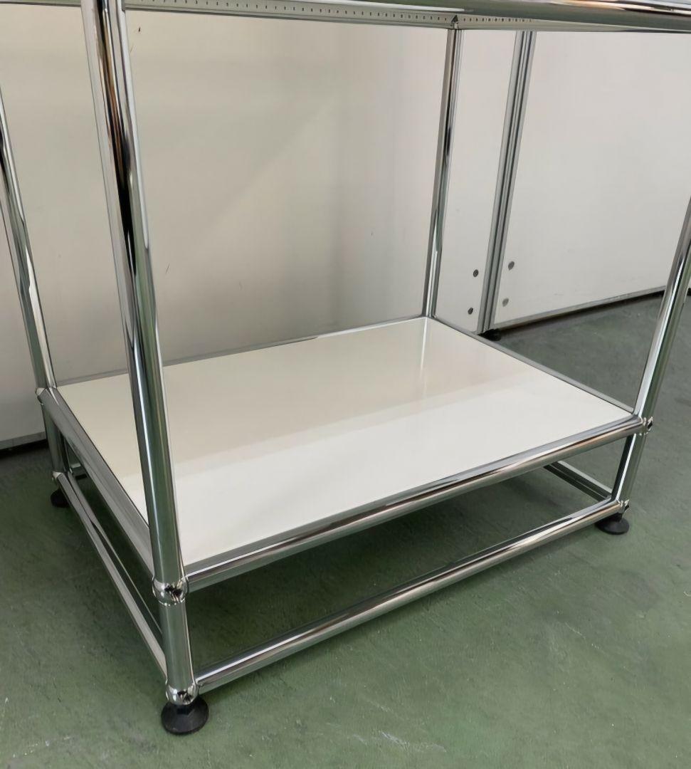 USMハラー　ラック　シェルフ　飾り棚　本棚　ホワイト