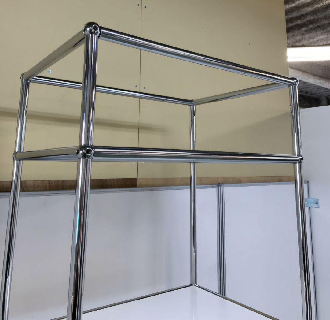 USMハラー　ラック　シェルフ　飾り棚　本棚　ホワイト