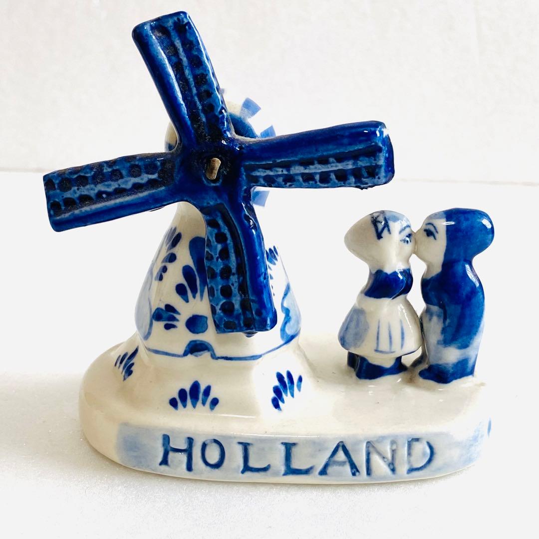 ハウステンボス限定！デルフト風陶器セット（風車＆カップル＋