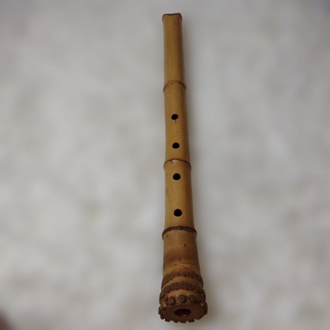 尺八 2本セット 竹製 ハードケース付き