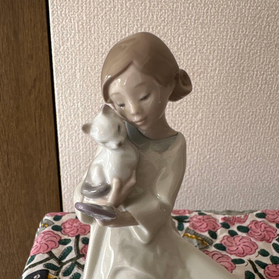 【美品】リヤドロ NAO 陶器 人形