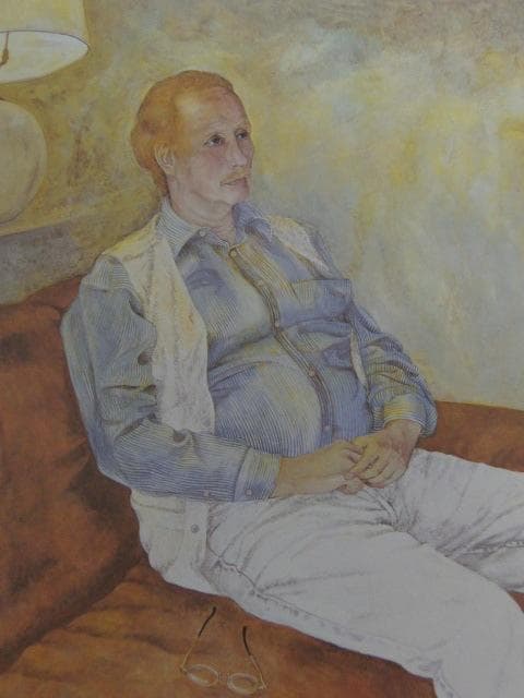 福田千惠、【ながい夜】、希少な額装用画集より、新品額装付