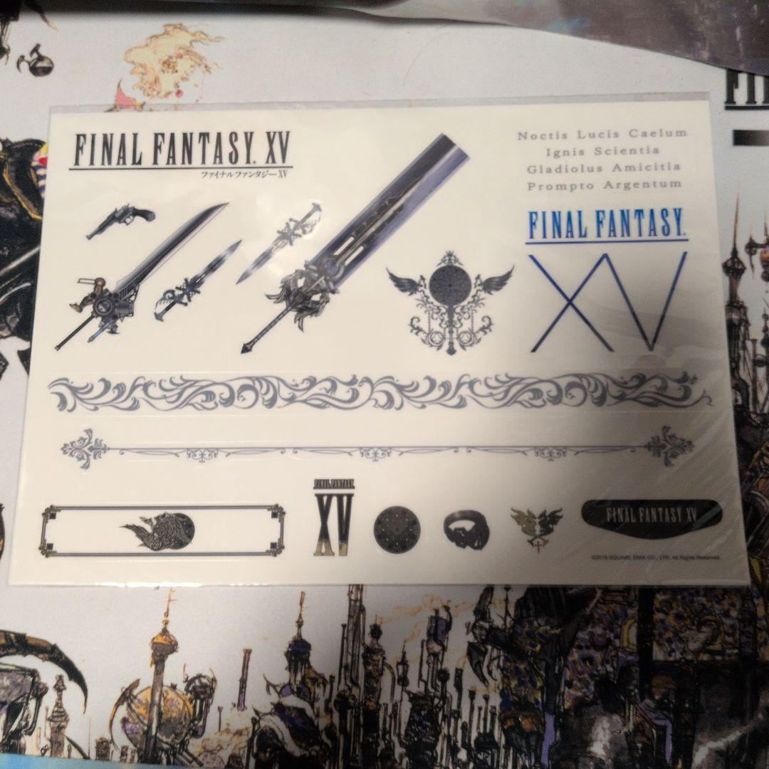 スクエニカフェ限定品 FFXV デコレーションステッカー 4種セット