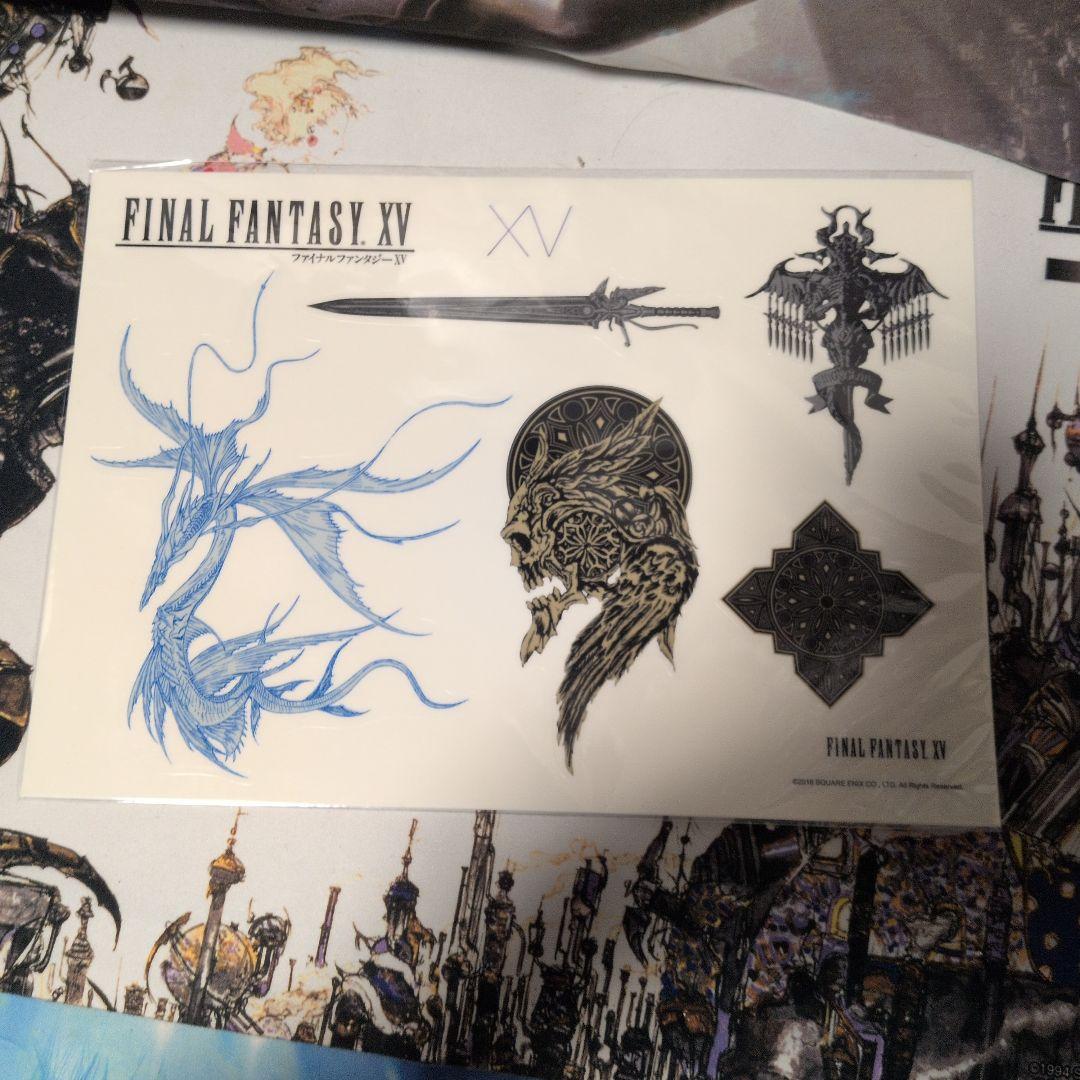 スクエニカフェ限定品 FFXV デコレーションステッカー 4種セット