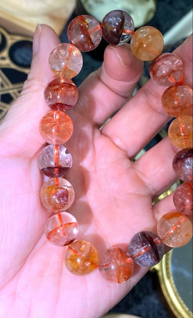 最強神道術式かけ！恋愛成就！ 【超レアキラキラ】千層リモナイトインクォーツ