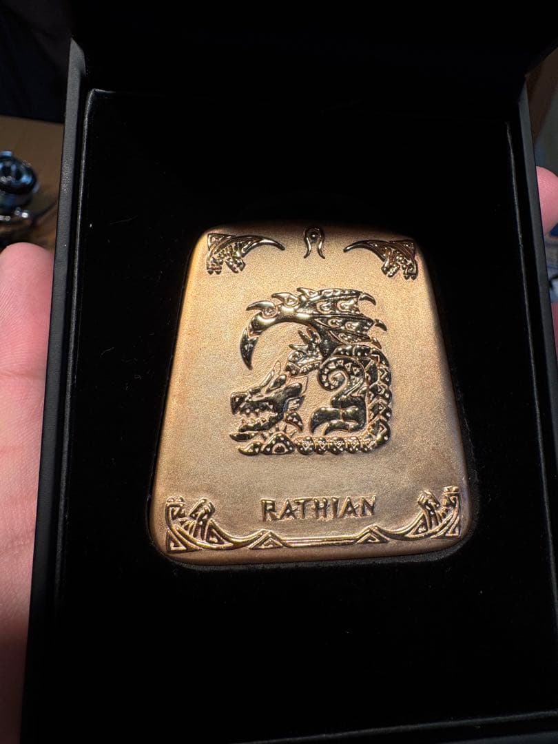 モンスターハンター 20周年 リオレイア希少種　石板　シルバー925製