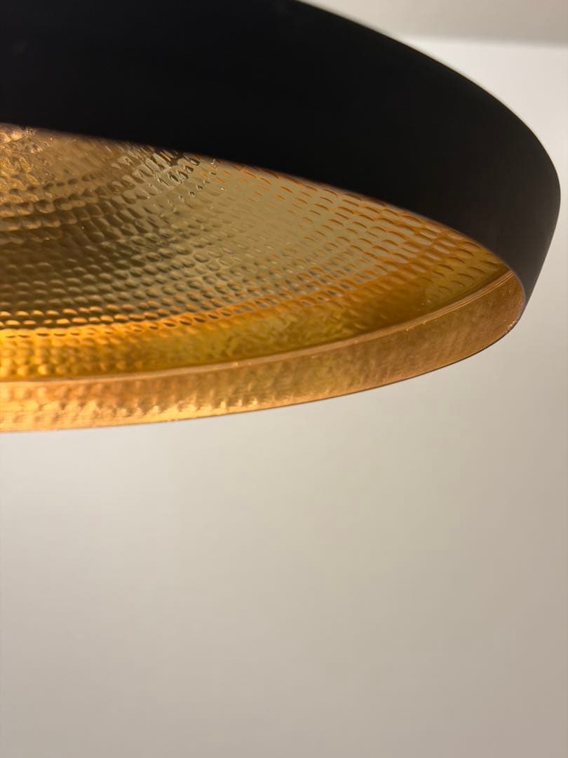 Tom Dixon　ビート ワイド ペンダント LED ブラック Φ360mm